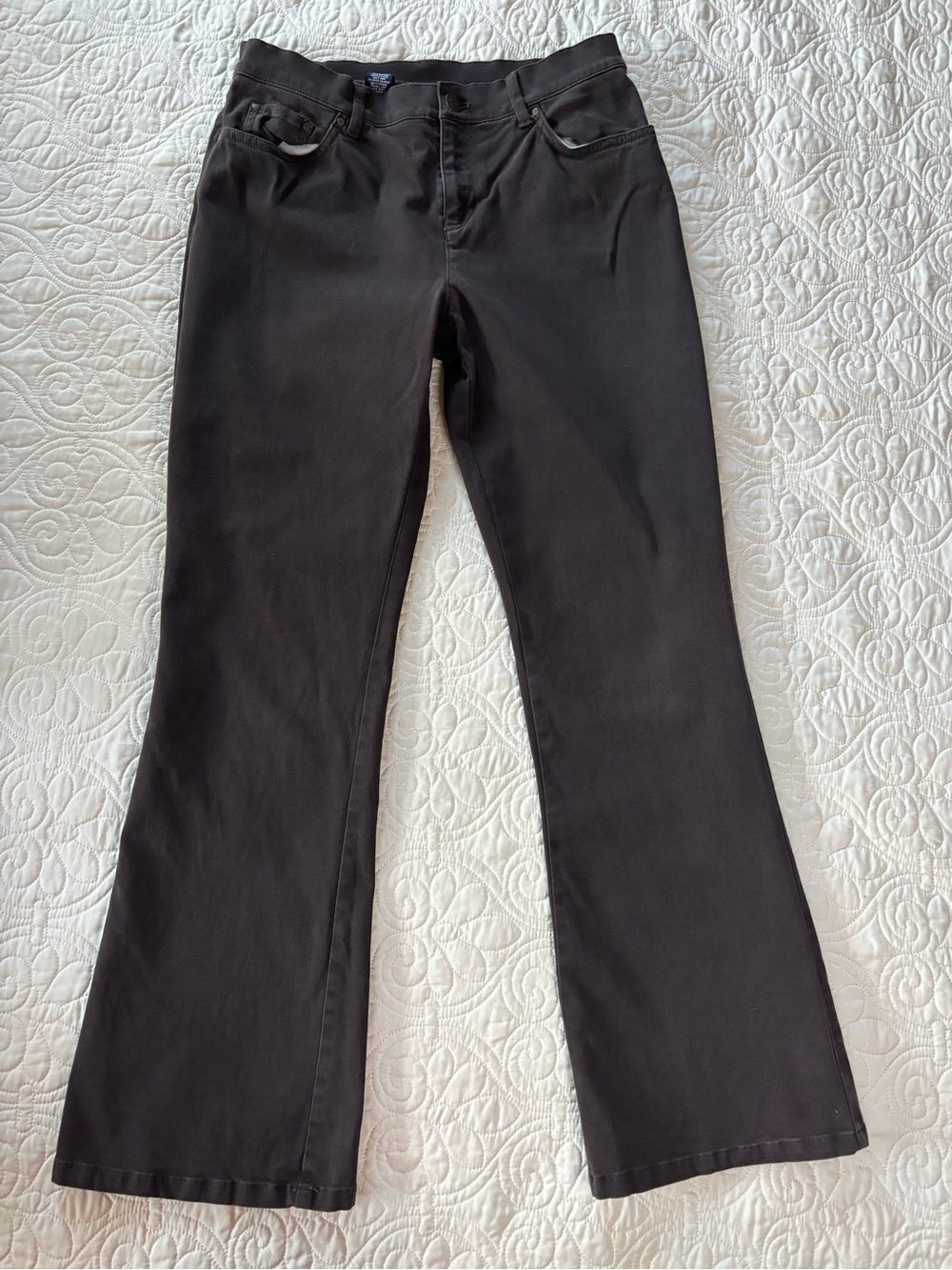 Jones New York Signature Wide-Leg Pants in Espresso